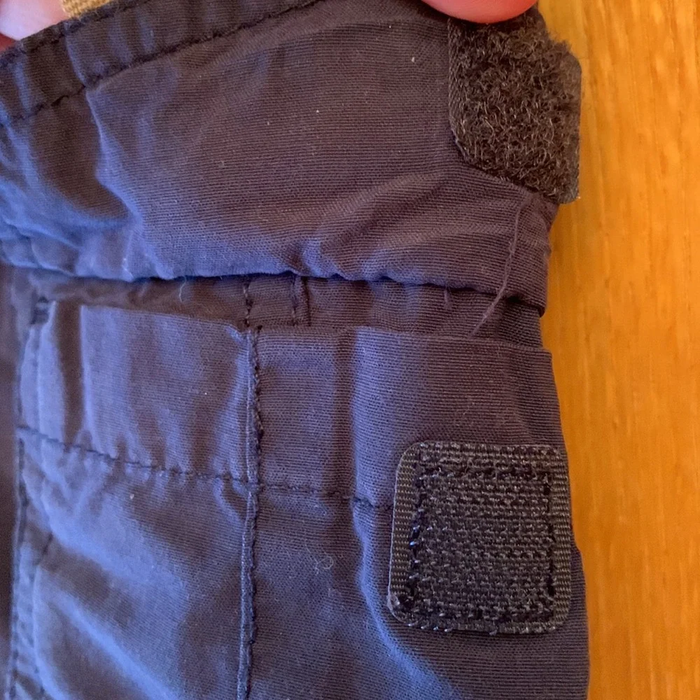 OshKosh B’Gosh boy’s 5 cargo shorts elastic waist navy blue cotton poplin EUC
